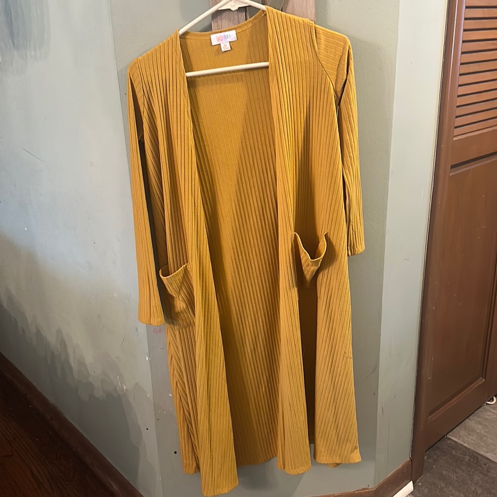 Mustard cardigan